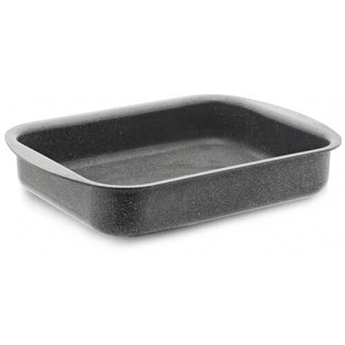 Tava dreptunghulara Hascevher 30x25,5x6,5cm GRANITE-GRI