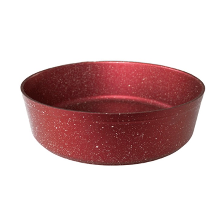 Tava rotunda Hascevher 30x9cm GRANITE-RED