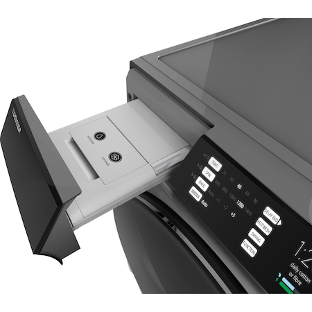 Masina de spalat cu uscator Toshiba TWD-BJ90W4SK, 8kg spalare, 8 kg uscare, 1400 rpm, Clasa A, Motor Inverter, Argintiu