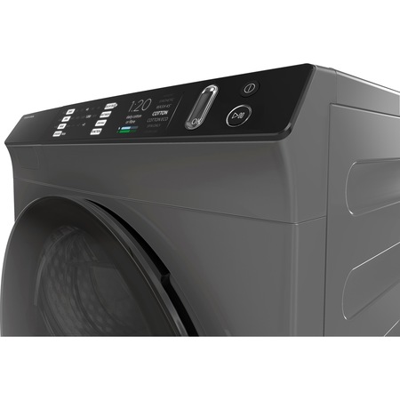 Masina de spalat cu uscator Toshiba TWD-BJ90W4SK, 8kg spalare, 8 kg uscare, 1400 rpm, Clasa A, Motor Inverter, Argintiu