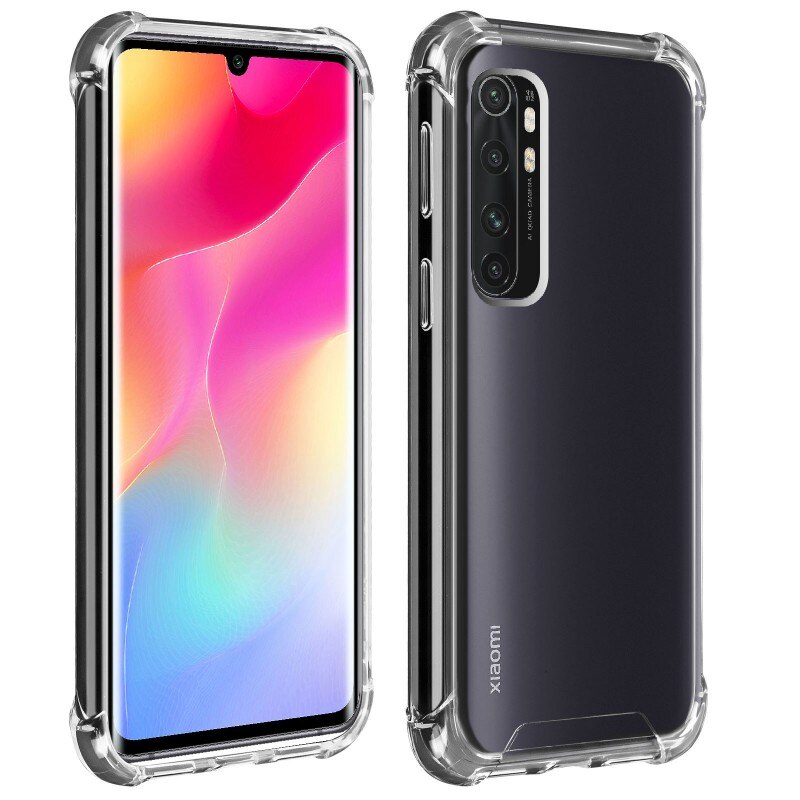 Husa de protectie antisoc pentru Xiaomi Mi 10 Lite 5G, AKASHI REINFORCED, Transparent
