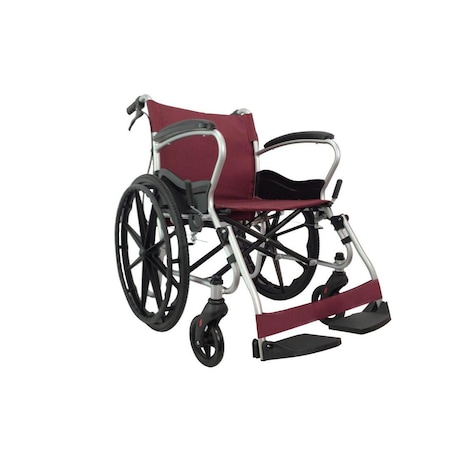 Scaun cu rotile ultrausor din aluminiu, pliabil, sezut 46 cm, CML-953LBJ-46