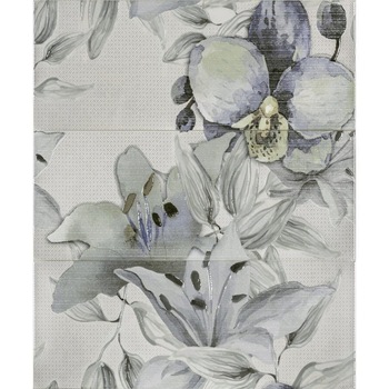 Piesa decorativa 2464 Viola Flowers Green, 50x60 cm, Set 3 bucati Piesa decorativa 2464 Viola Flowers Green, 50x60 cm, Set 3 bucati