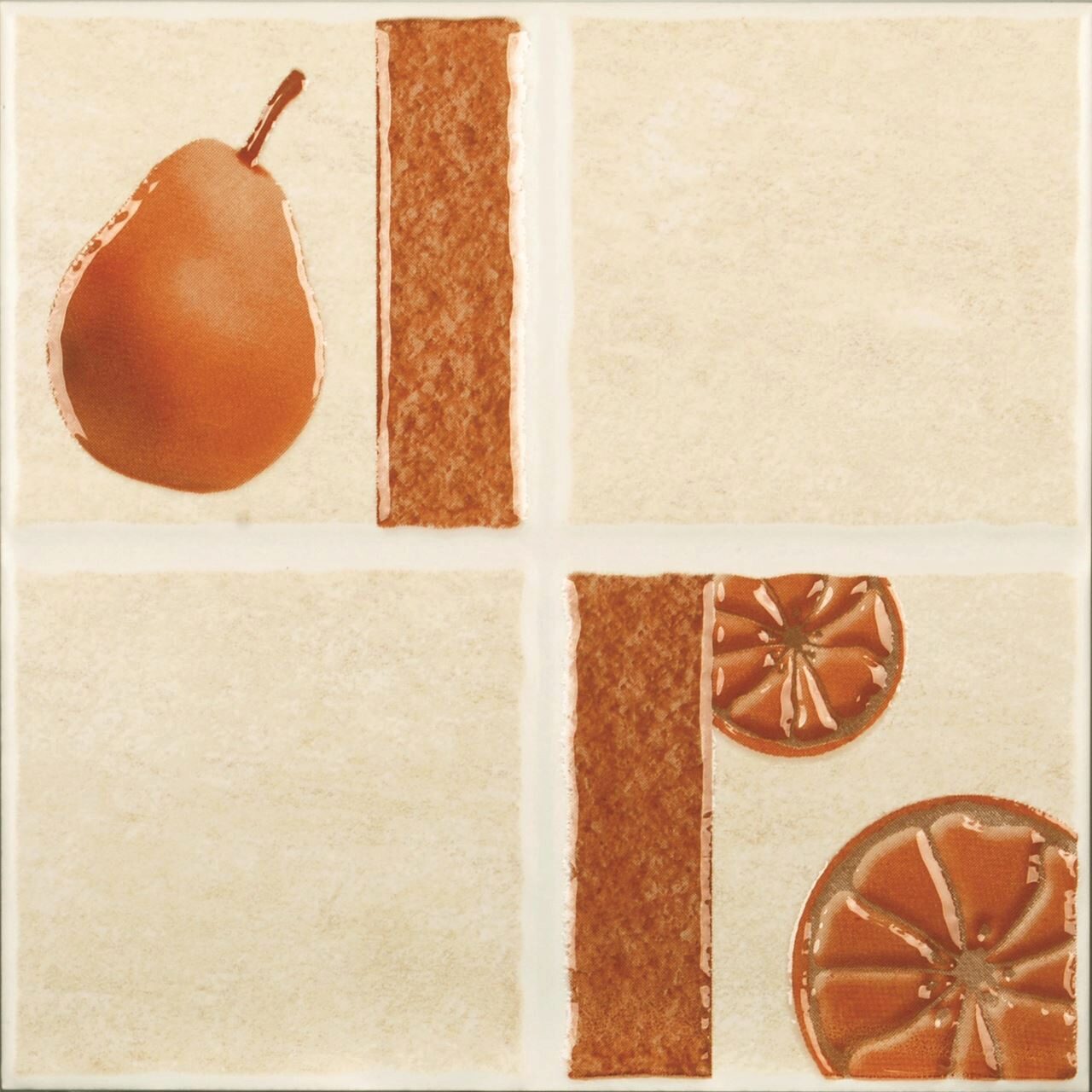 Piesa decorativa 7196 Toscana Brick Comfort, 20x20 cm, Multicolor