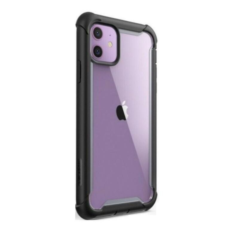 Carcasa 360 grade Supcase i-Blason Ares iPhone 12/12 Pro cu protectie display, Negru
