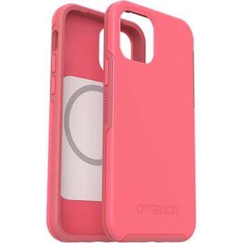 Carcasa antimicrobiana Otterbox Symmetry Plus iPhone 12/12 Pro, compatibila MagSafe, Tea Petal Pink Carcasa antimicrobiana Otterbox Symmetry Plus iPhone 12/12 Pro, compatibila MagSafe, Tea Petal Pink