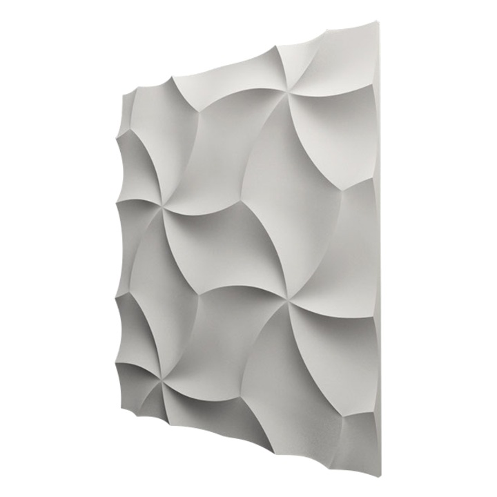 Panou decorativ 3D, Evart 3D, ipsos, Model Origami, 50 X 57 cm