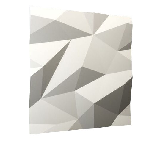 Panou decorativ 3D, Evart 3D, ipsos, Model Crystal, 50 X 50 cm