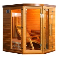 Sauna Optimal 178x138x190 cm BRAD CANADIAN si CEDRU