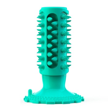 Jucarie dentitie pentru caini, ASKSA, cu sunet, Albastru Jucarie dentitie pentru caini, ASKSA, cu sunet, Albastru