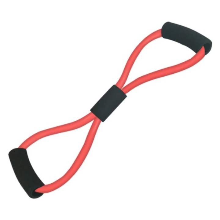 Coarda extensibila pentru antrenament fitness, prinderi multiple, latex natural, rezistenta mare