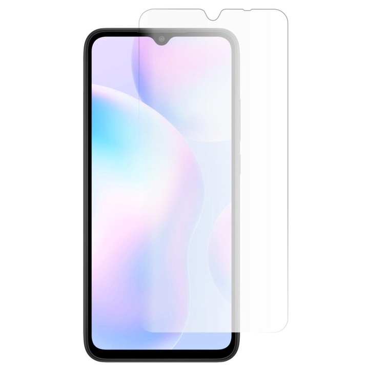 Folie Sticla TelOne pentru Xiaomi Redmi 9A/9AT/9C, 0.33mm, Transparenta