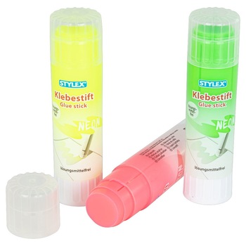 Set 3 lipici solid 20 gr culori neon Stylex Set 3 lipici solid 20 gr culori neon Stylex