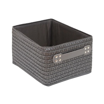 Cos organizare 32x22x15 cm, gri inchis Cos organizare 32x22x15 cm, gri inchis