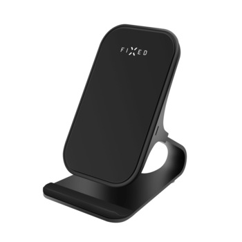 Stand pentru incarcare Fixed Frame, Wireless, Aluminiu, 15W, Negru Stand pentru incarcare Fixed Frame, Wireless, Aluminiu, 15W, Negru