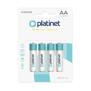 Set 4 baterii alcaline LR06 tip AA, Platinet PRO , 1.5 V, 2800 mAh , in blister Set 4 baterii alcaline LR06 tip AA, Platinet PRO , 1.5 V, 2800 mAh , in blister