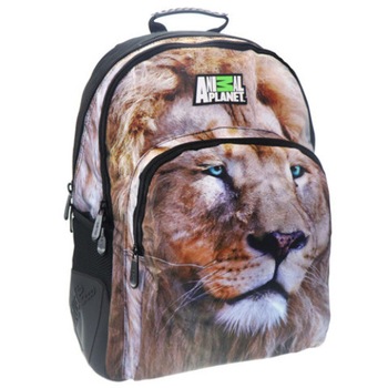 Ghiozdan ergonomic Leu Animal Planet 45 cm Ghiozdan ergonomic Leu Animal Planet 45 cm