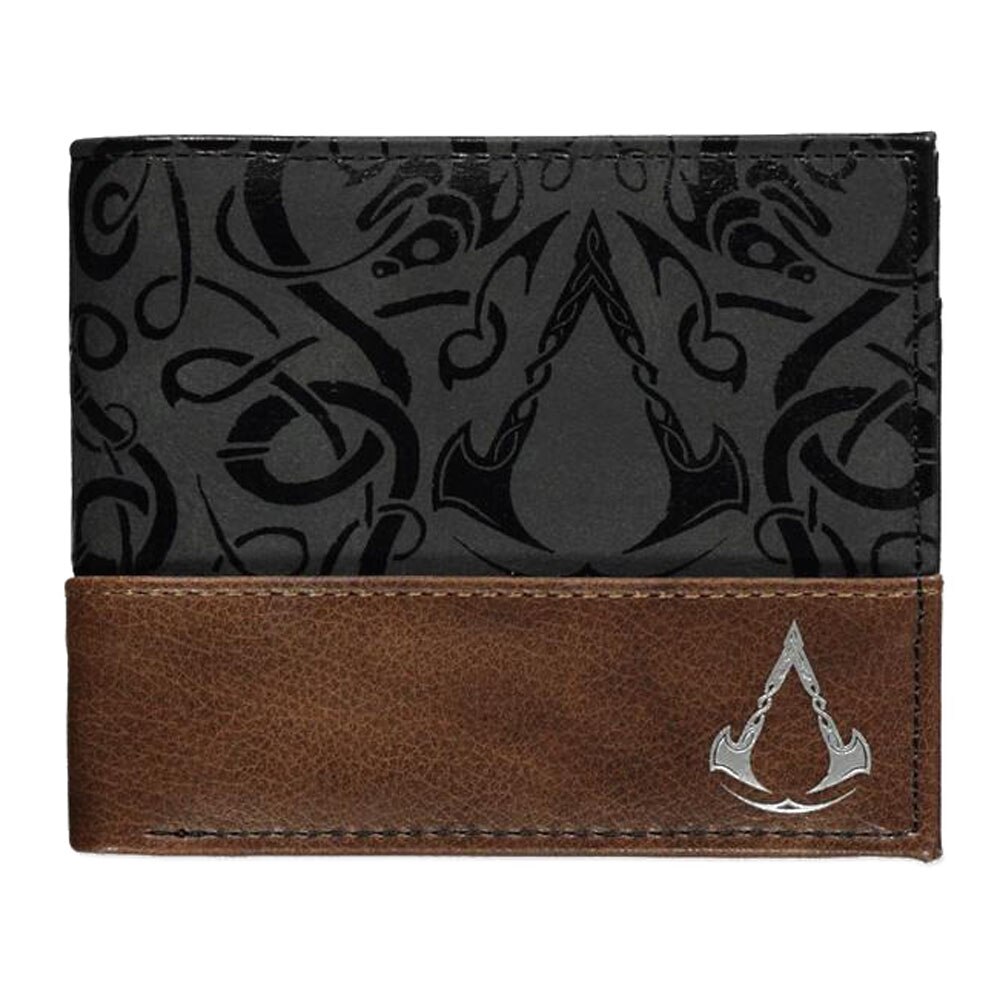 Portofel Difuzed Assassin's Creed Valhalla - Bifold wallet, Negru/Maro