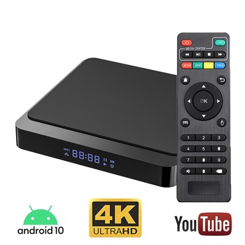 Mini PC TV Smart Box Runmus® X3 H313, Android 10, 4K, dual WI-FI, Quad core ARM Cortex-A53, tehnologie HDR, DDR3 2GB RAM, HDMI, memorie 16GB, BT 4.1, nstalare aplicatii PlayStore, Youtube, Netflix, filme, seriale, negru Mini PC TV Smart Box Runmus® X3 H313, Android 10, 4K, dual WI-FI, Quad core ARM Cortex-A53, tehnologie HDR, DDR3 2GB RAM, HDMI, memorie 16GB, BT 4.1, nstalare aplicatii PlayStore, Youtube, Netflix, filme, seriale, negru