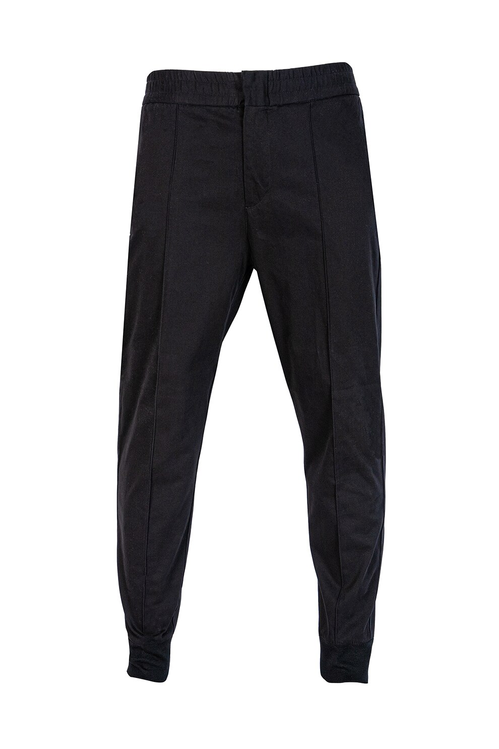 Stansfield, Pantaloni conici cu buzunar cu refilet, Negru