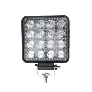 Set 10X Proiectore LED Auto Flexzon, Offroad, 48W, 12V-24V, 1800 Lumeni, Patrat, Spot Beam 30° Set 10X Proiectore LED Auto Flexzon, Offroad, 48W, 12V-24V, 1800 Lumeni, Patrat, Spot Beam 30°