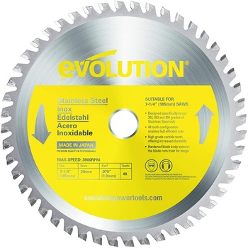 Panza circular inox Evolution Stainless 185x20x1.8 48T Panza circular inox Evolution Stainless 185x20x1.8 48T