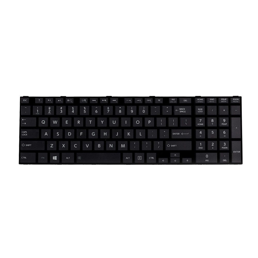 Tastatura Laptop, Toshiba, AER15U00310, 23-C53US, 6037B0085001, 9Z.N7TSV.801, V151026AS1, V151026AS1US, cu rama, neagra, us