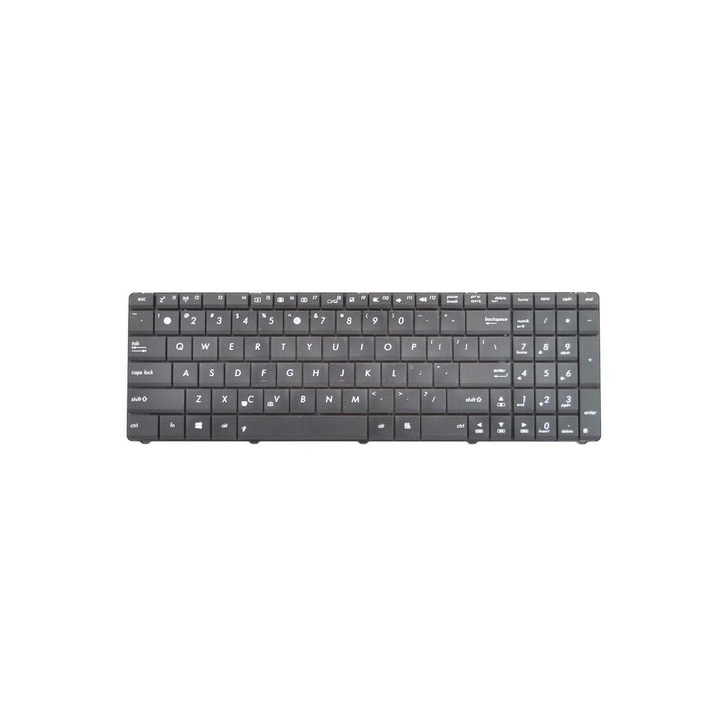 Laptop billentyűzet, Asus, X75VB, keret nélkül