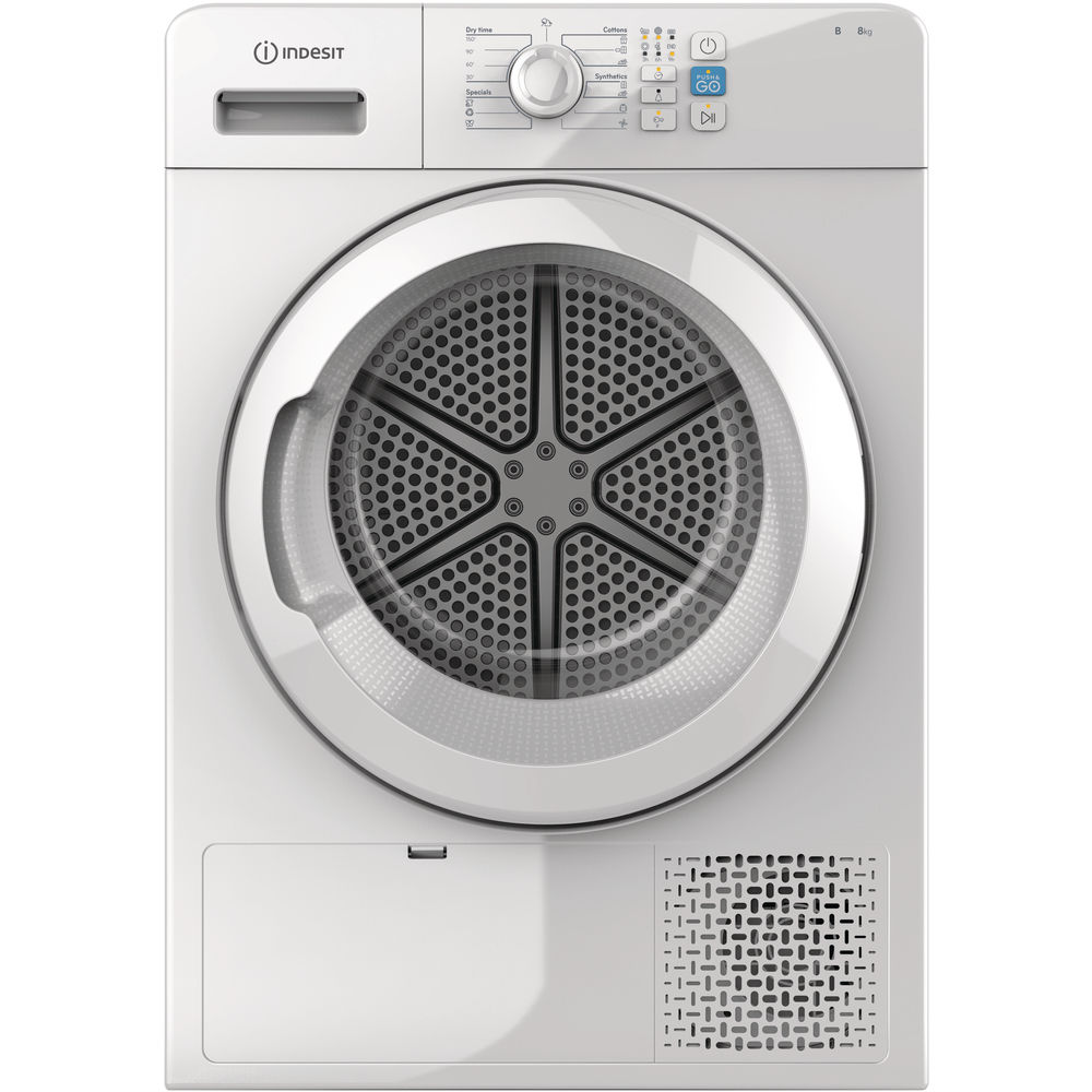 Uscator de rufe cu condensare Indesit YT CM08 8B EU, 8 Kg, Clasa B, Alb