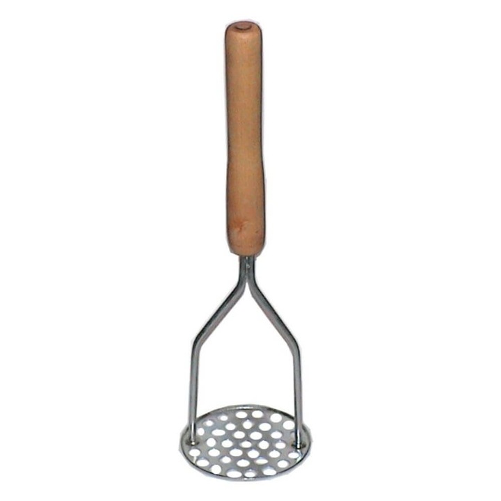 Tel Metalic, pentru Cartofi, Maner Lemn