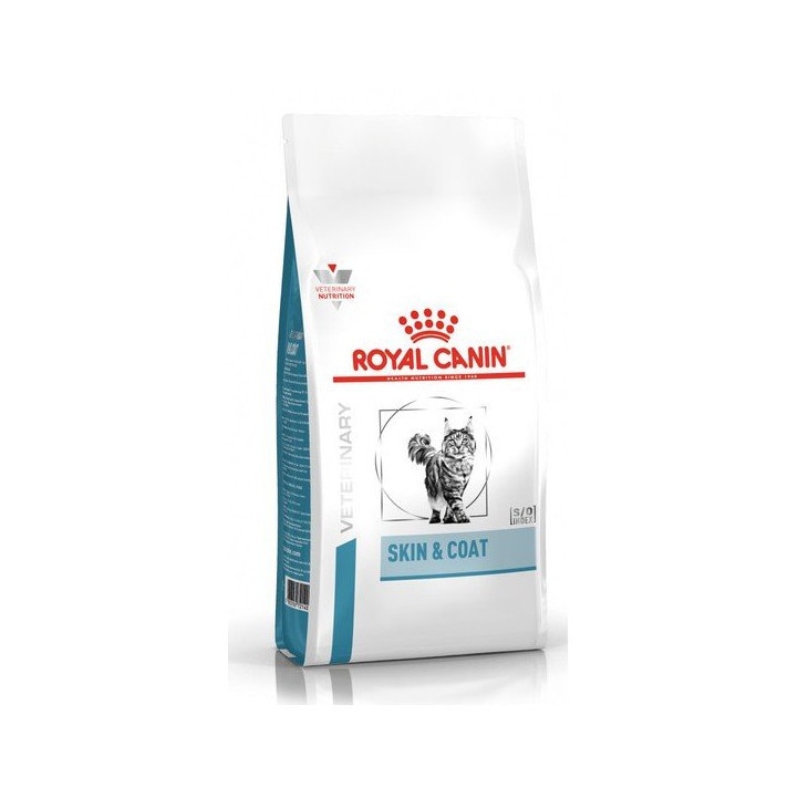 Hrana dietetica pentru pisici Royal Canin, Skin  Coat Cat Dry, 1.5kg 