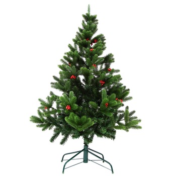Brad artificial iMK®, Impodobit cu pomusoare, Inaltime de 150 cm, Diametru 110 cm Brad artificial iMK®, Impodobit cu pomusoare, Inaltime de 150 cm, Diametru 110 cm