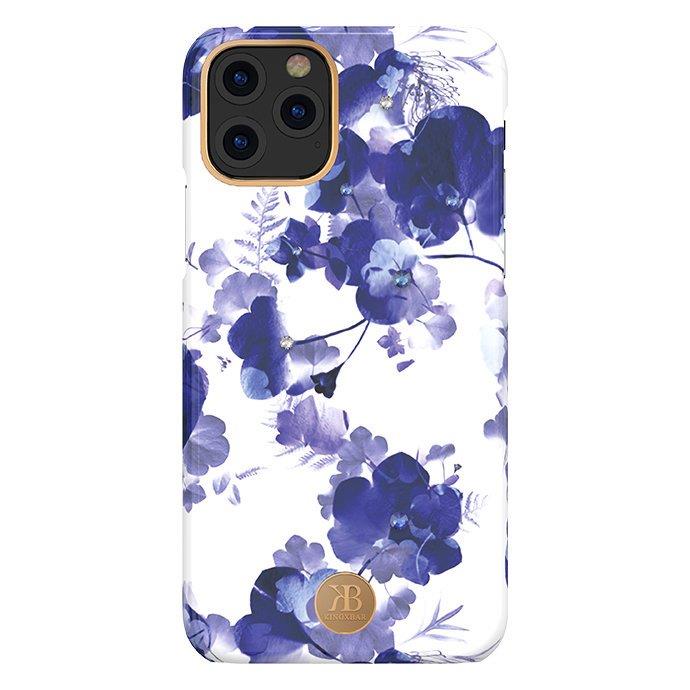 Husa Apple iPhone 11 Pro, Kingxbar, Cristale, Multicolor, Orhidee