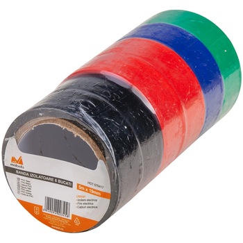Set 6 bucati Banda Izolatoare EvoTools, 19 mm x 5 m Set 6 bucati Banda Izolatoare EvoTools, 19 mm x 5 m