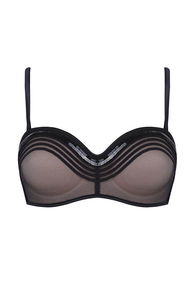 Sutien Shinny Moon,Marilyn,Negru, Negru