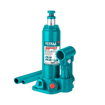 Cric hidraulic auto Total, tip butelie, 6 t Cric hidraulic auto Total, tip butelie, 6 t
