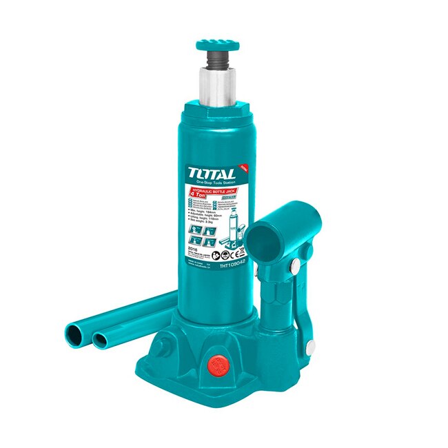 Cric hidraulic auto tip butelie, 10T, verde