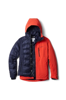 Columbia, Geaca cu gluga 3 in 1, Oranj mandarina/Bleumarin, XS Columbia, Geaca cu gluga 3 in 1, Oranj mandarina/Bleumarin, XS