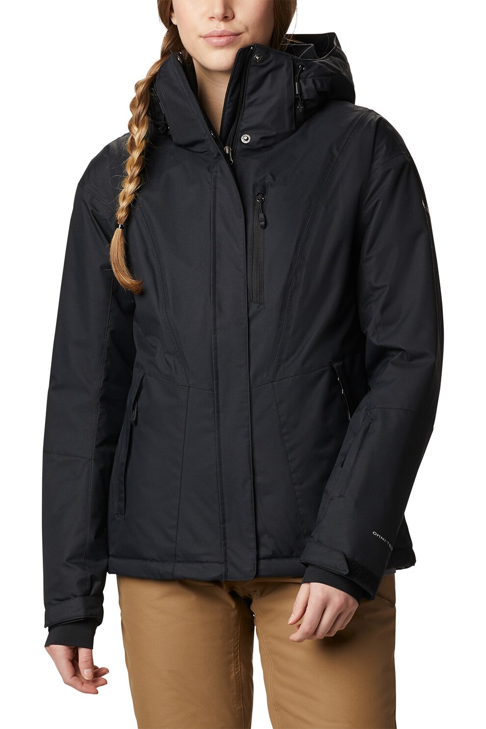 Columbia, Jacheta impermeabila, cu izolatie, pentru ski Tracks™, Negru