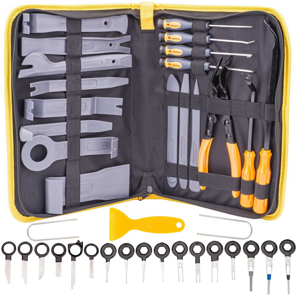 Set de extragere tapiterie 38 elemente, Powermat PM-SDT-38T