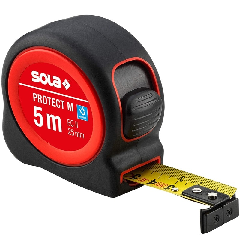 Ruleta SOLA PROTECT-M cap magnetic, 5 m, Clasa 2, SOLA-CARD