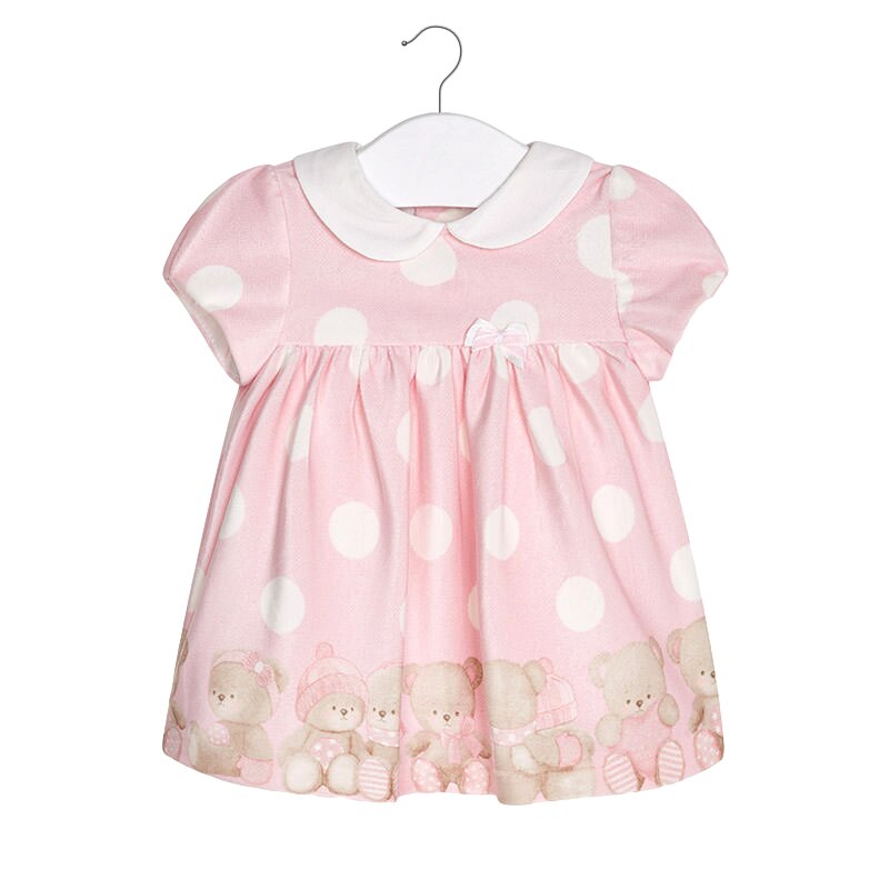 Rochie, Mayoral, cu model, roz, bebe