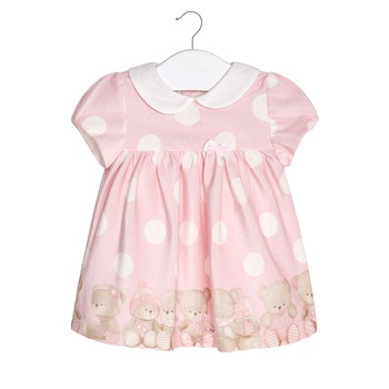 Rochie, Mayoral, cu model, roz, bebe Rochie, Mayoral, cu model, roz, bebe