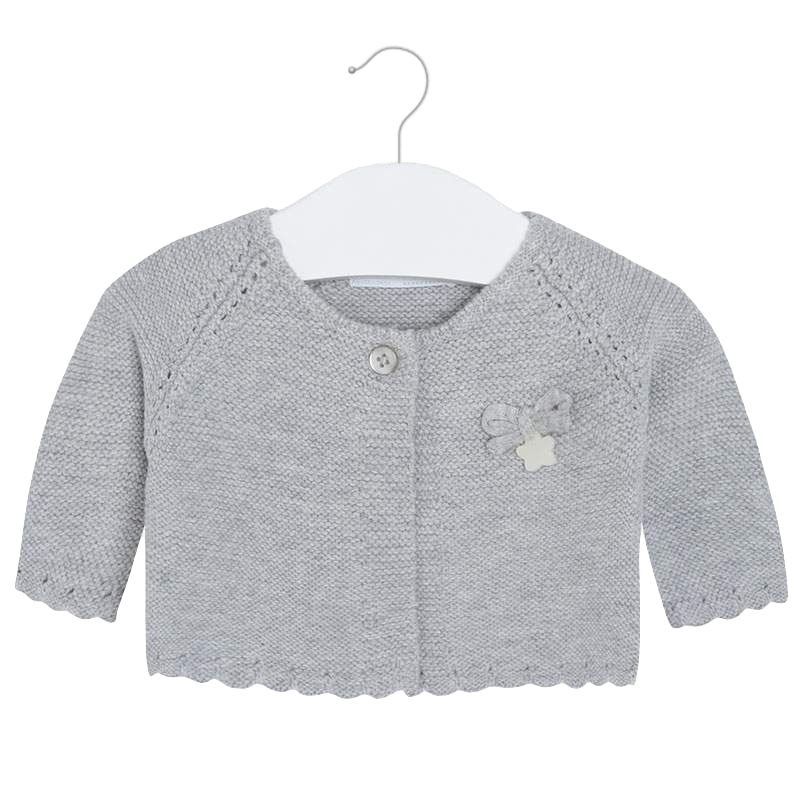 Cardigan, Mayoral, fetita, gri, 2-4 luni