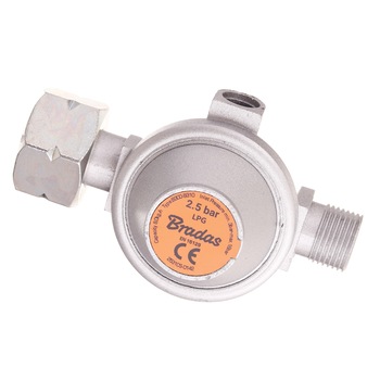 Reductor propan butan 2,5bar pentru butelie de gaz 11kg Reductor propan butan 2,5bar pentru butelie de gaz 11kg