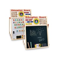 tabla multifunctionala edar pentru copii accesorii de scris cifre litere burete ceas imagen 31_0_
0