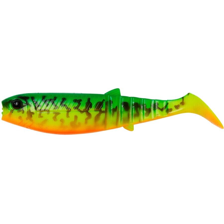 Set Shad-uri Savage Gear Cannibal 6.8cm 3G Burbot Firetiger 4Buc/plic