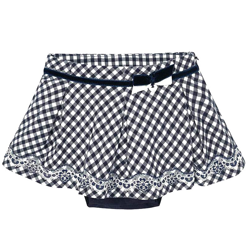 Fusta, Mayoral, bebe fetita, bleumarin/alb, 9 luni