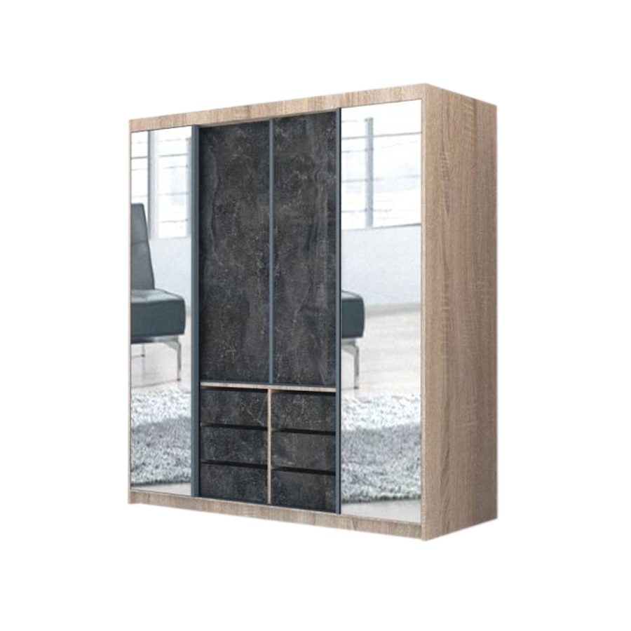 Dressing Genarom Day, Stejar Sonoma / Decor 4299, 200 x 207 x 65 cm