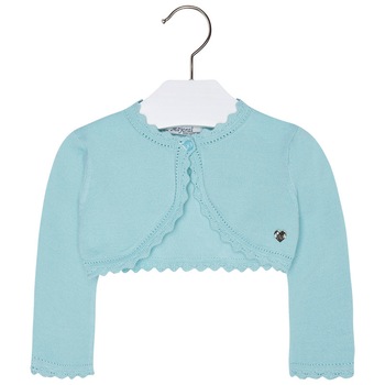 Bolero, Mayoral, bebe fetita, turcoaz, 24 luni Bolero, Mayoral, bebe fetita, turcoaz, 24 luni